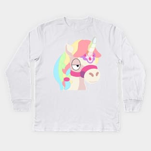 Buttermilk - Unipony/Unicorn Kids Long Sleeve T-Shirt